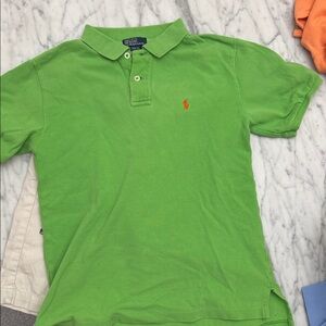GUC Ralph Lauren lime polo. Size 8-10